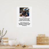 ジャスティンダーツ引用文1 ポスター (キッチン)