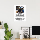 ジャスティンダーツ引用文1 ポスター (ホームオフィス)