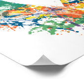 ジャスティントルドーデジタルアート ポスター (角)