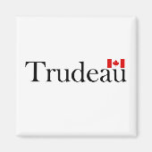 ジャスティントルドー公式カナダ国旗のライトカラー マグネット (正面)