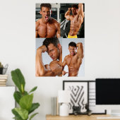 ジャスティン狼ファンポスター ポスター (ホームオフィス)