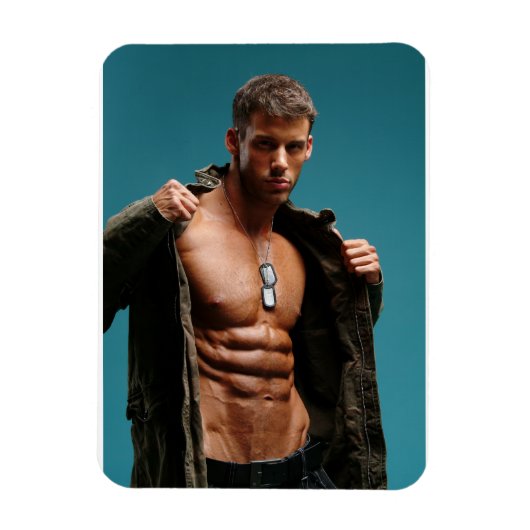 ジャスティン狼マグネット#5 マグネット (縦)