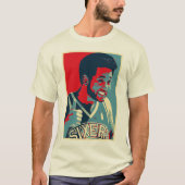 ジャスティン・オバマスタイルポスターTシャツ Tシャツ (正面)
