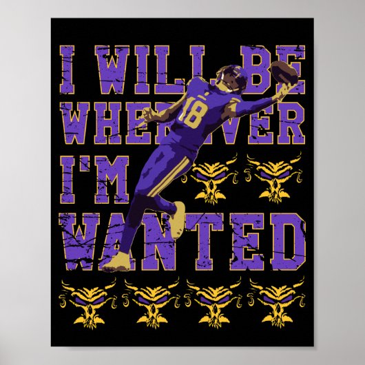 ジャスティン・ジェファーソン ポスター (正面)