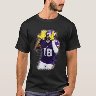 ジャスティン・ジェファーソンJJ18完璧なギフト女男性へ性Es Tシャツ