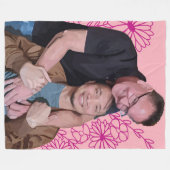 ジャスティン&ジェフ2025毛布 フリースブランケット (正面(横))