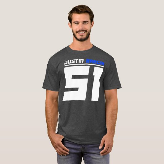 ジャスティン・バルシア51スーパークロス・モトクロスTシャツファン Tシャツ (正面フル)