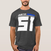 ジャスティン・バルシア51スーパークロス・モトクロスTシャツファン Tシャツ (正面)