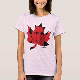 ジャスティンTrudeauのカエデの葉 Tシャツ