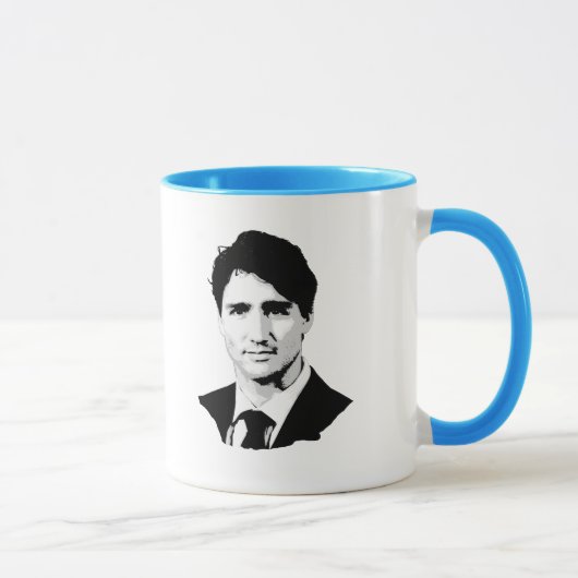 ジャスティンTrudeauのポートレート マグカップ (右)