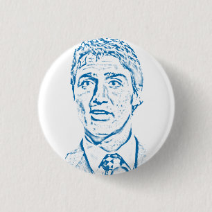 ジャスティンTrudeauのロゴ 缶バッジ