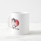 ジャスティンTrudeauの署名のハート- .png コーヒーマグカップ (正面左)