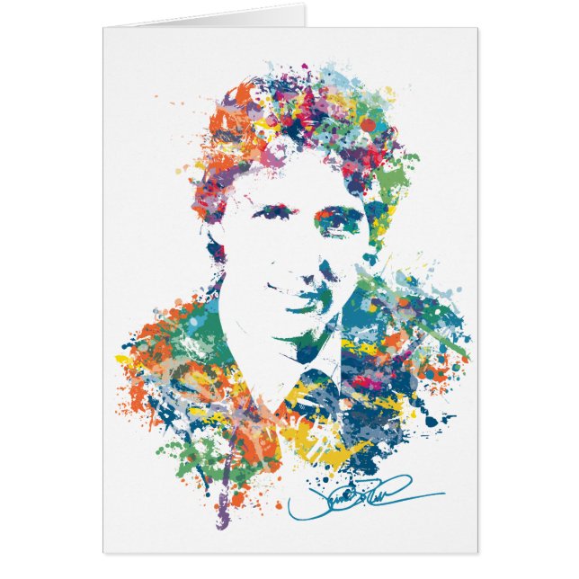 ジャスティンTrudeauデジタルの芸術 (正面)