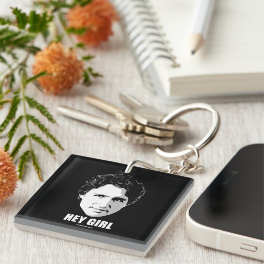 ジャスティンTrudeau -ちょっと女の子- .png キーホルダー (正面右)