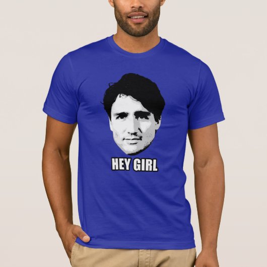 ジャスティンTrudeau - "ちょっと女の子" Tシャツ (正面)