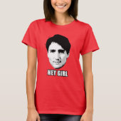 ジャスティンTrudeau - "ちょっと女の子" Tシャツ (正面)