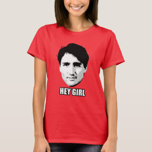 ジャスティンTrudeau - "ちょっと女の子" Tシャツ