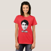 ジャスティンTrudeau - "ちょっと女の子" Tシャツ (正面フル)