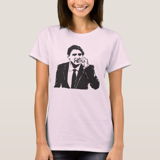 ジャスティンTrudeau. Tシャツ (正面)