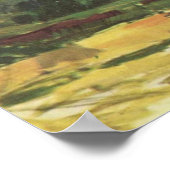 ジャスデブファンの風景 – ポール・セザンヌ ポスター (角)