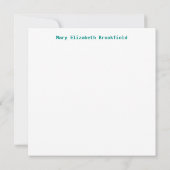 ジャストことわざハイフラットノートカード金ゴールド、緑、赤 ノートカード (裏面)