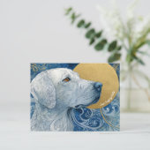 ジャストことわざハロードッグ葉書 ポストカード (スタンド正面)