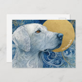 ジャストことわざハロードッグ葉書 ポストカード (正面/裏面)