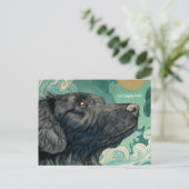 ジャストことわざハロードッグ葉書 ポストカード (スタンド正面)