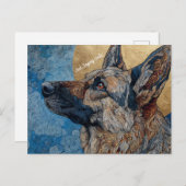 ジャストことわざハロードッグ葉書 ポストカード (正面/裏面)