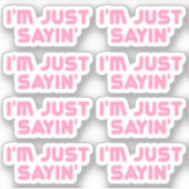 ジャストことわざ シール (正面)