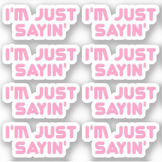 ジャストことわざ シール (正面)