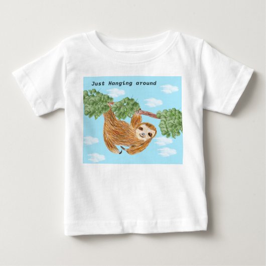 ジャストつるのまわりに ベビーTシャツ (正面)