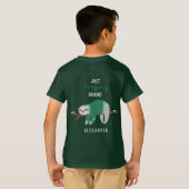 ジャストつるスののまわりに怠け Tシャツ (裏面フル)