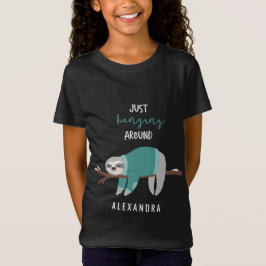 ジャストつるスのまわりに・スロスティール（緑がかった色） Tシャツ