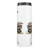 ジャストつるルののまわりに、謎の、いたずら好きなカラス。 タンブラー (裏面)