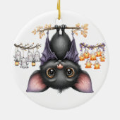ジャストつるーののまわりに、こうもり セラミックオーナメント (裏面)