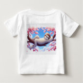 ジャストぶら下がったのまわりに ベビーTシャツ (裏面)