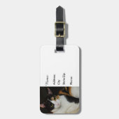 ジャストぶら下がったのまわりに ラゲッジタグ (正面縦)