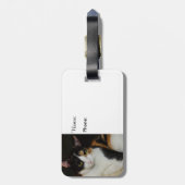 ジャストぶら下がったのまわりに ラゲッジタグ (裏面縦)