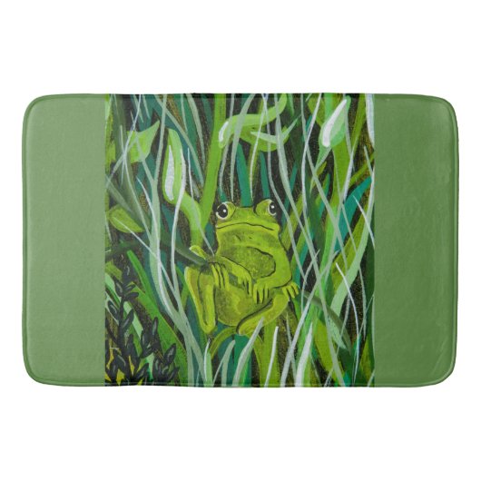 ジャストぶら下がったスのまわりにバスマット バスマット (正面)