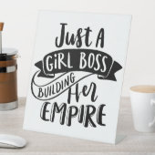 ジャストアガールボス建物エンパイアサイン 台座サイン (インサイチュ)