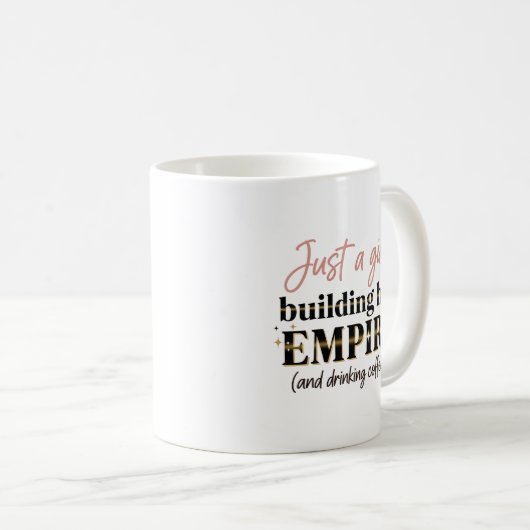 ジャストアガール建物ザエンパイアガールボス コーヒーマグカップ (正面右)