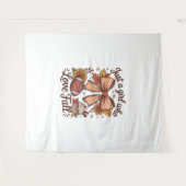 ジャストアガール愛する秋コージー タペストリー (正面(横))