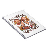 ジャストアガール愛する秋コージー ノートブック (右側)