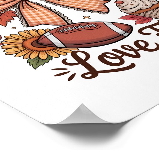 ジャストアガール愛する秋コージー ポスター (角)