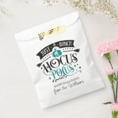 ジャストアバンクースポカスタイポグラフィティール（緑がかった色） フェイバーバッグ (封をした状態)