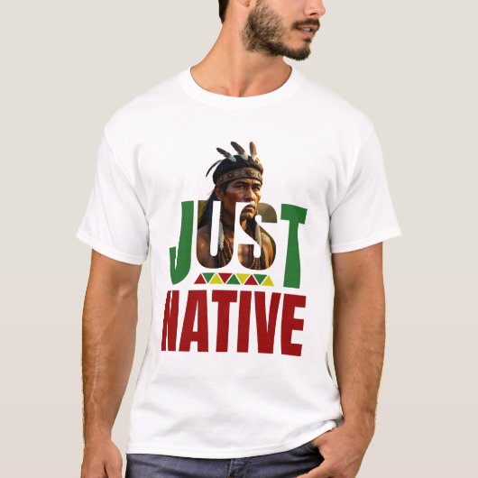 ジャストアメリカ先住民 Tシャツ (正面)