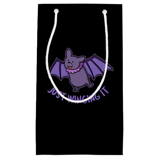 ジャストウィングおもしろいこうもりプンダーク スモールペーパーバッグ (正面)