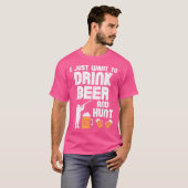 ジャストウトイ狩りおもしろい鹿狩りハンターパパGr Tシャツ (正面フル)