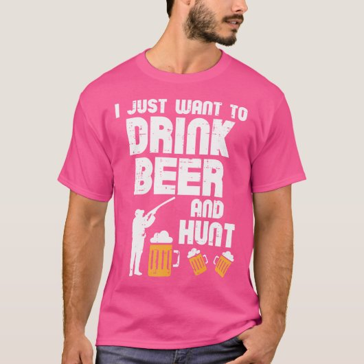 ジャストウトイ狩りおもしろい鹿狩りハンターパパGr Tシャツ (正面)